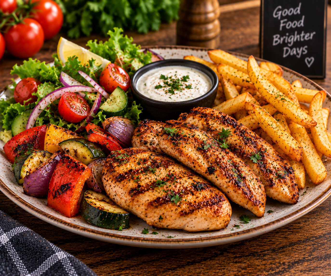 Grilled Chicken Plate