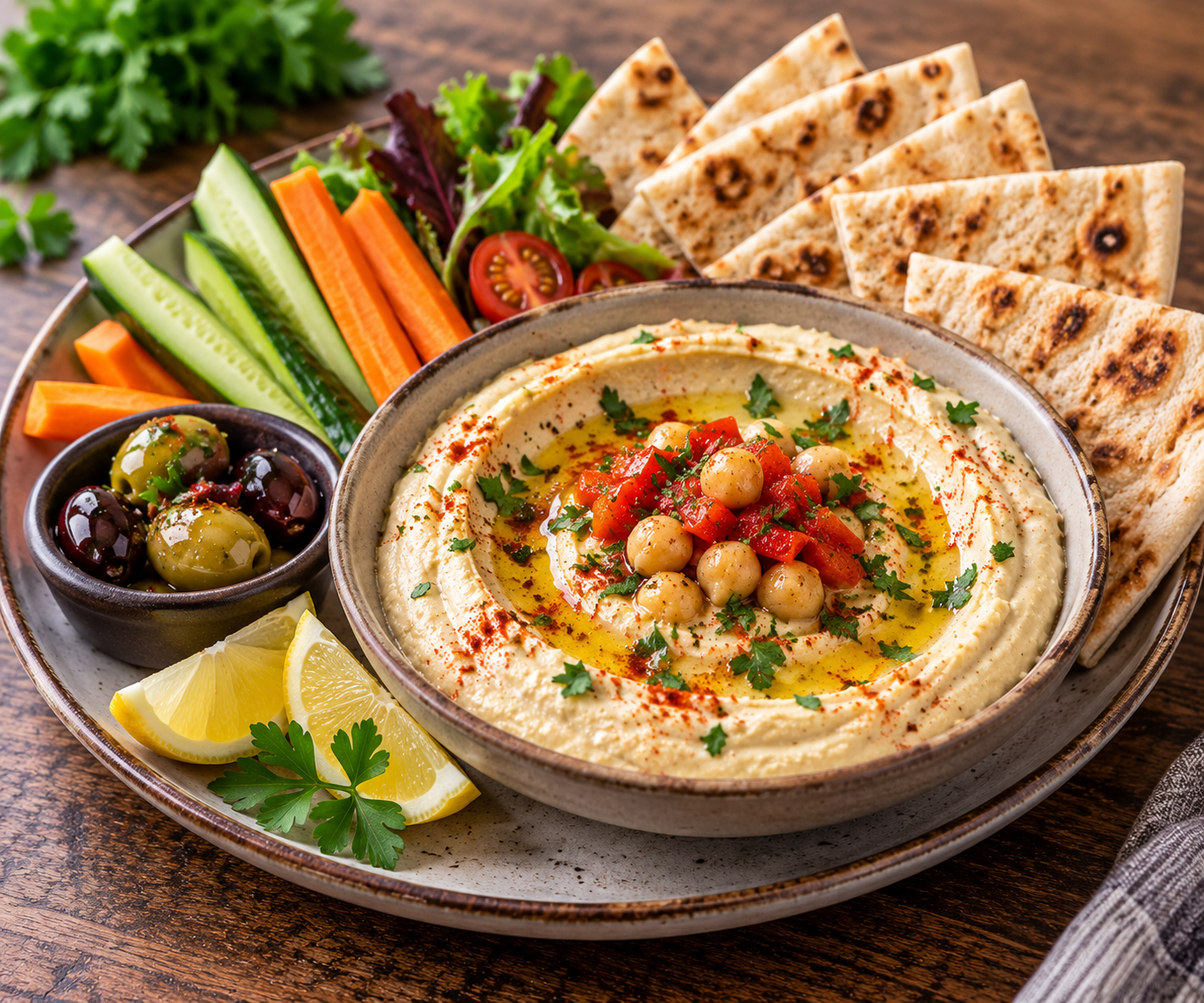 Hummus Plate