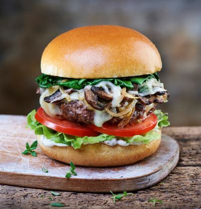 Truffle Mushroom Burger